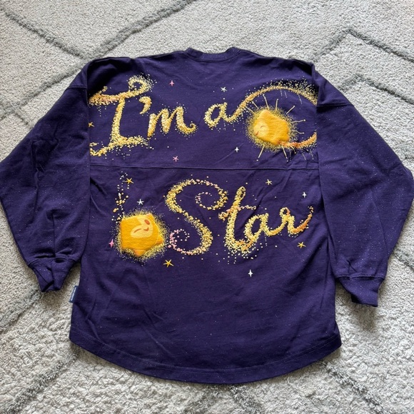 Disney Tops - Disney Spirit Jersey wish movie purple yellow gold  crewneck XS